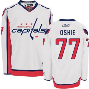 Herren Washington Capitals Eishockey Trikot T.J. Oshie #77 Reebok Weiß Auswärts